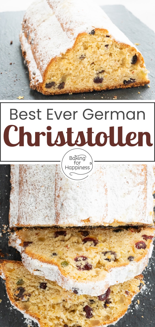 Today's recipe is grandma's easy German Christmas stollen with lots of tips on how to make the Christmas classic a guaranteed success.