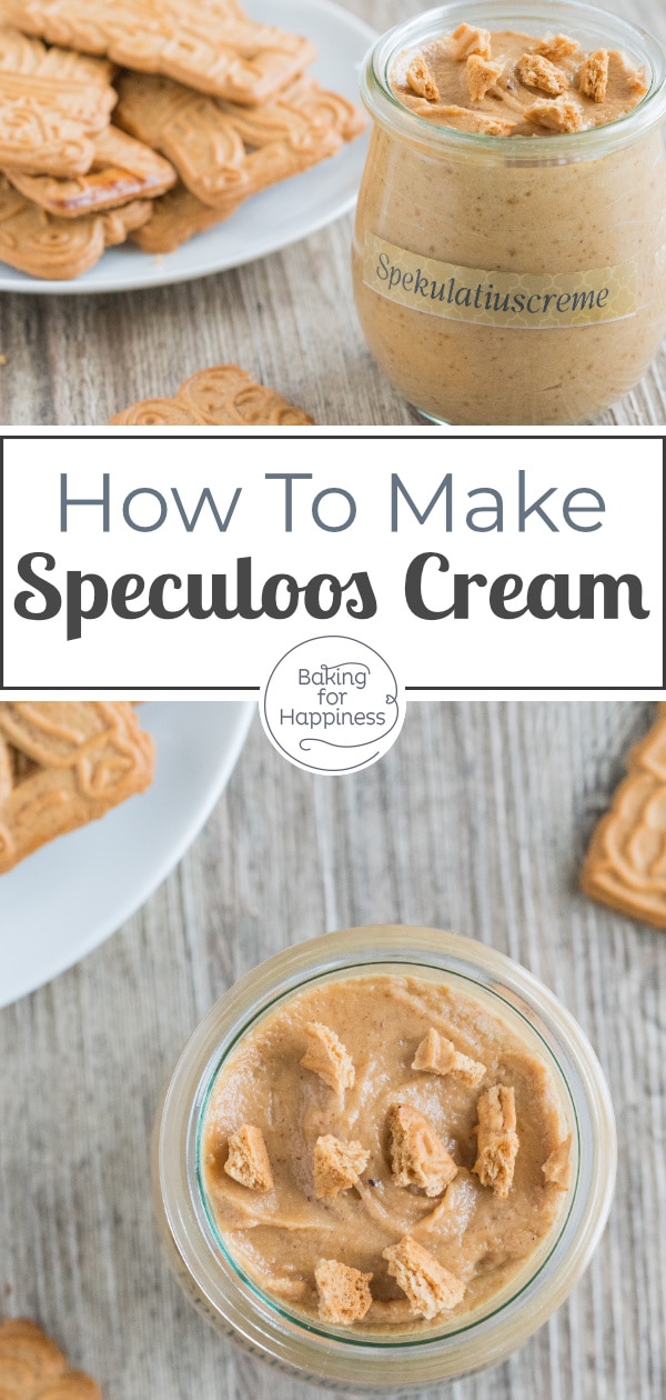 Cookies as a spread – so easy to make easy homemade speculoos cream! It is the perfect spread for Christmas and a great gift from the kitchen.