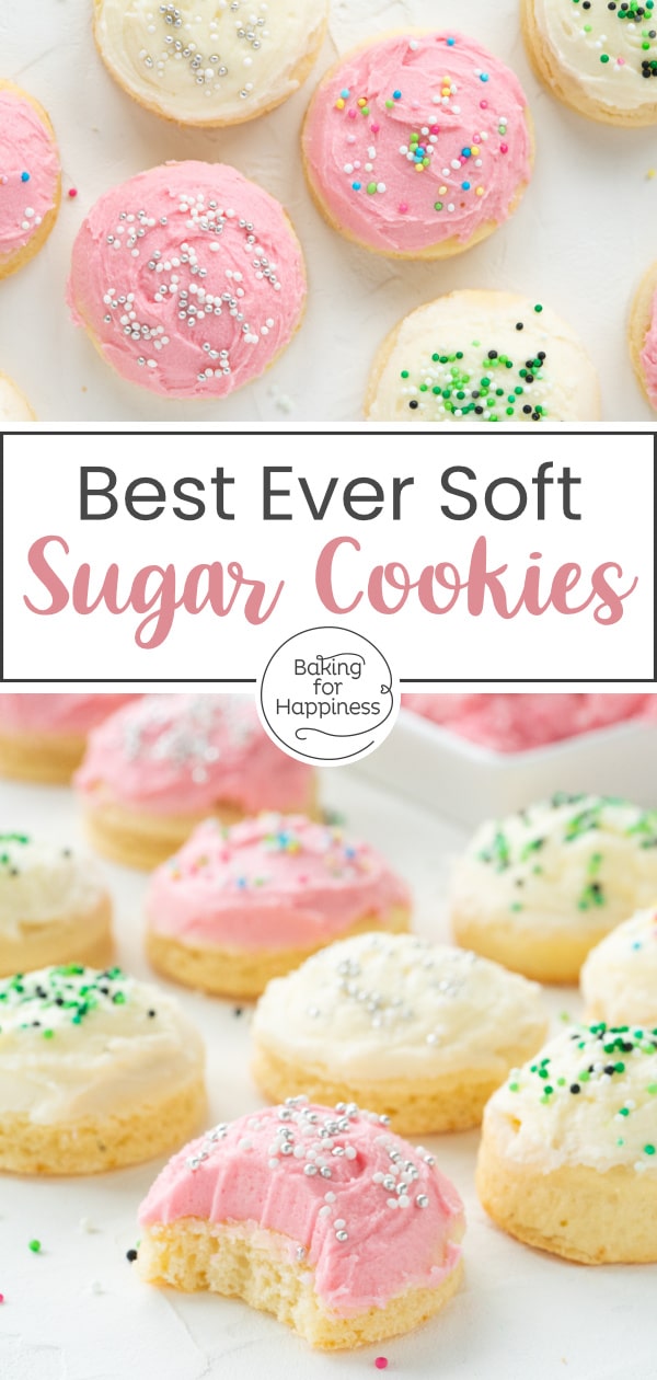 Deliciously soft sugar cookies with yogurt. The colorful Christmas cookies are a real eye-catcher and simply delicious!