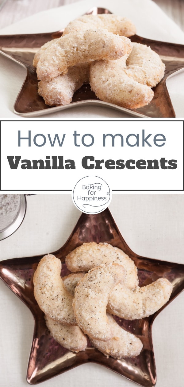 Fancy grandma's vanilla crescents? With this recipe, you can bake one of the most popular Christmas cookies very easily!