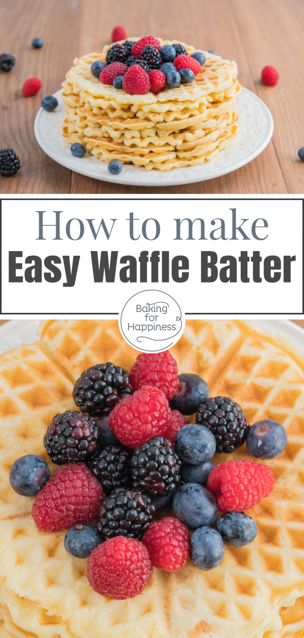 This easy waffle recipe is an absolute classic. And with my tips & tricks, the heart waffles are guaranteed to succeed!