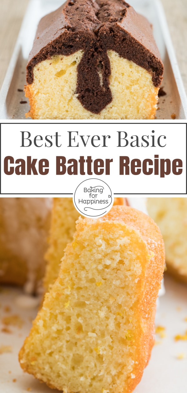 Easy recipe for delicious cake batter - with step-by-step instructions and tips for fluffy, moist cake batter.