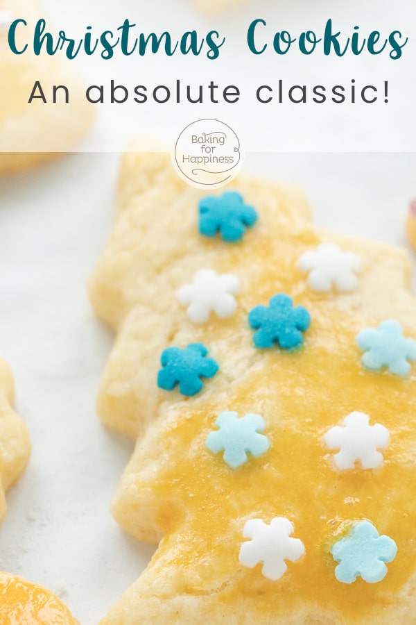 With this Christmas cookie recipe, nothing can go wrong: The butter cookies to cut out are an absolute classic and guaranteed to succeed!