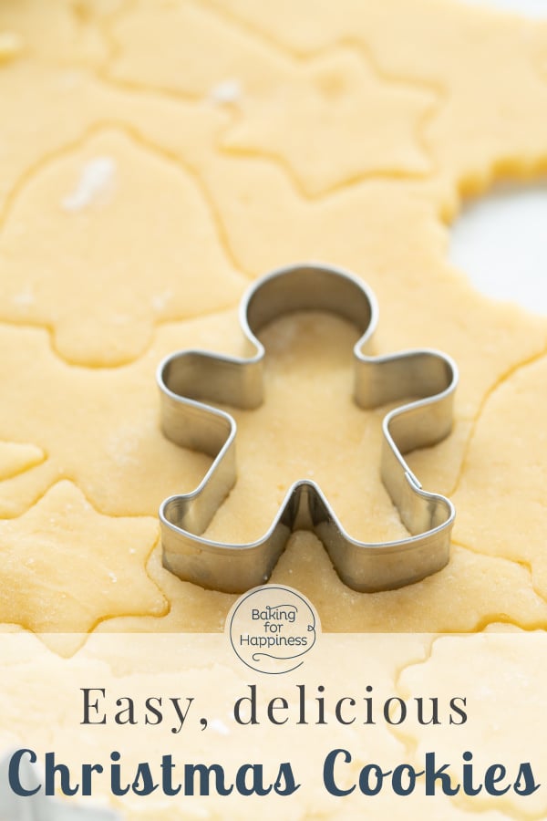 With this Christmas cookie recipe, nothing can go wrong: The butter cookies to cut out are an absolute classic and guaranteed to succeed!