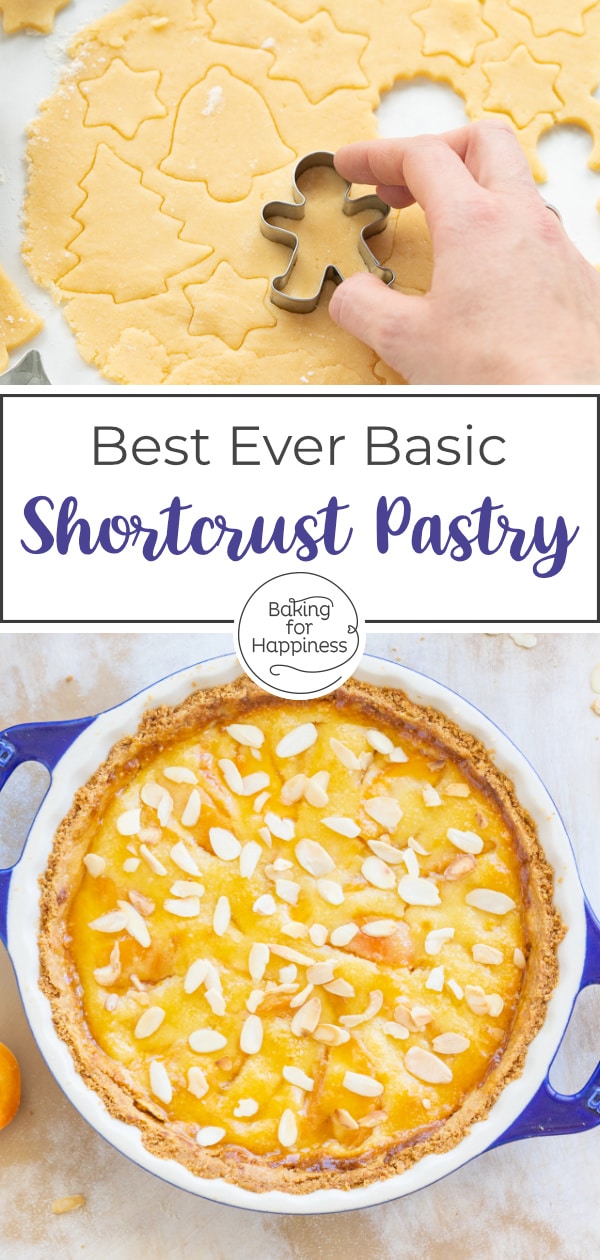 Step-by-step recipe for shortcrust pastry that is sure to succeed. With tips for rolling out, blind baking and releasing from the mold.