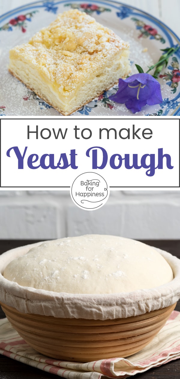 With this easy basic recipe for sweet yeast dough complete with step-by-step instructions, yeast pastries are guaranteed to succeed!