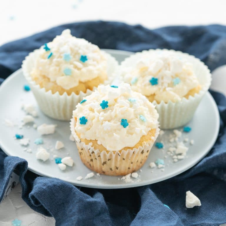 Snowflake Cupcakes