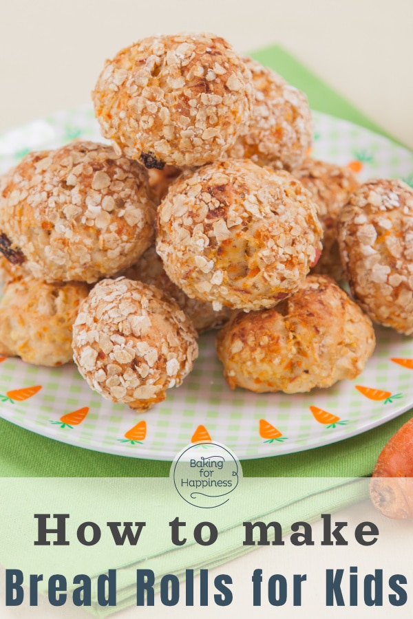 Fancy some delicious, healthy and crispy bread rolls for kids? This recipe tastes great as a kid's snack and for breakfast or dinner.