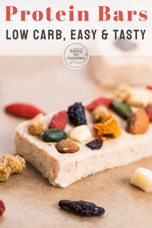 These low carb protein bars with peanutbutter are fantastic. The homemade protein bars can definitely rival many store-bought ones.