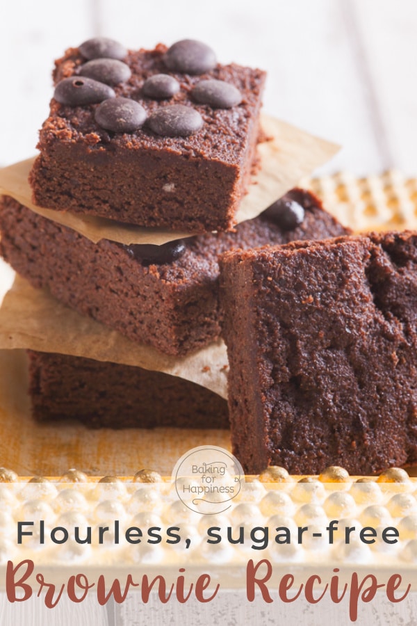 This low carb brownie recipe is easy to make. With the delicious brownies without flour and sugar, certainly, no one misses carbohydrates!