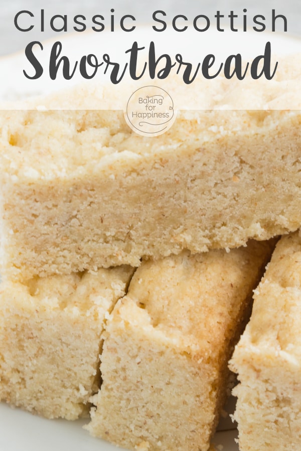 Shortbread, the classic Scottish tea cookie, is very easy and quick to bake. This shortbread recipe gives extra crumbly cookies.