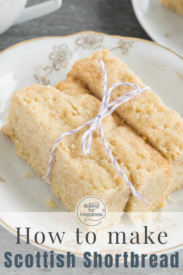 Shortbread, the classic Scottish tea cookie, is very easy and quick to bake. This shortbread recipe gives extra crumbly cookies.