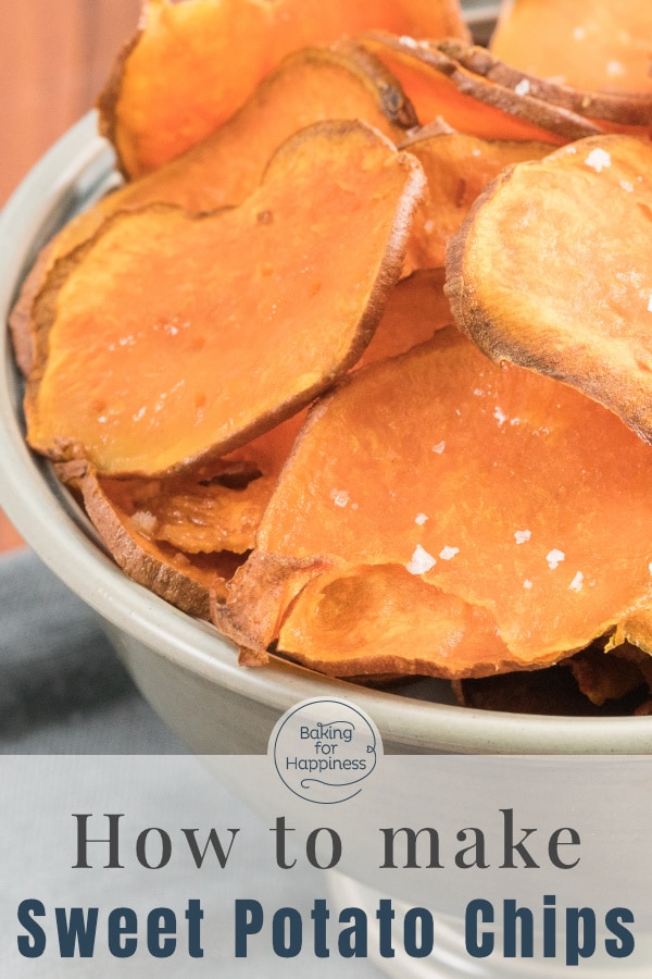 With this recipe for healthy crispy sweet potato chips from the oven, you have a great alternative to regular fried potato chips.