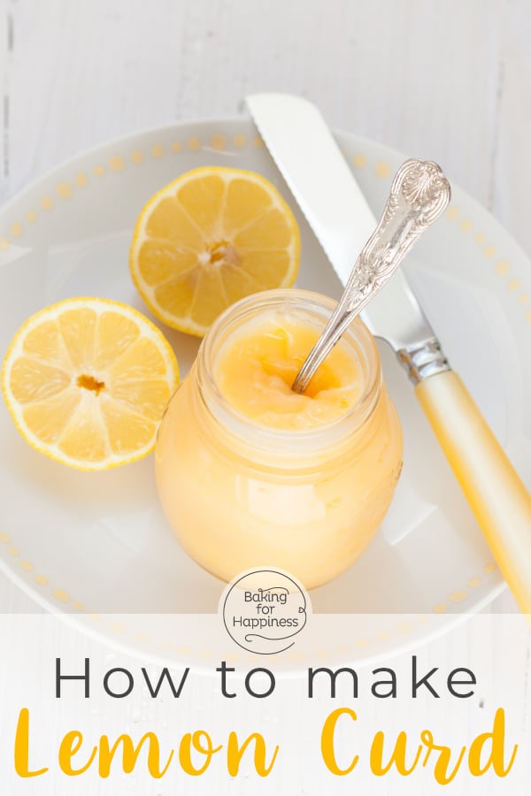 This easy & quick lemon curd tastes incredible - as a spread, baking ingredient or gift. Making the British lemon cream is not difficult.