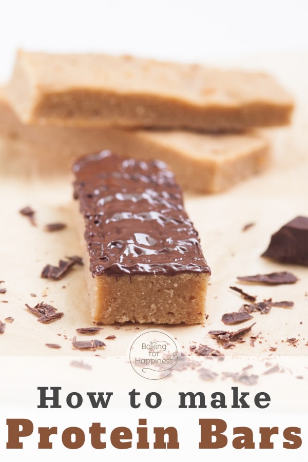 Protein bombs to go: With this recipe for the best easy protein bars without sugar and gluten, you can save some money!