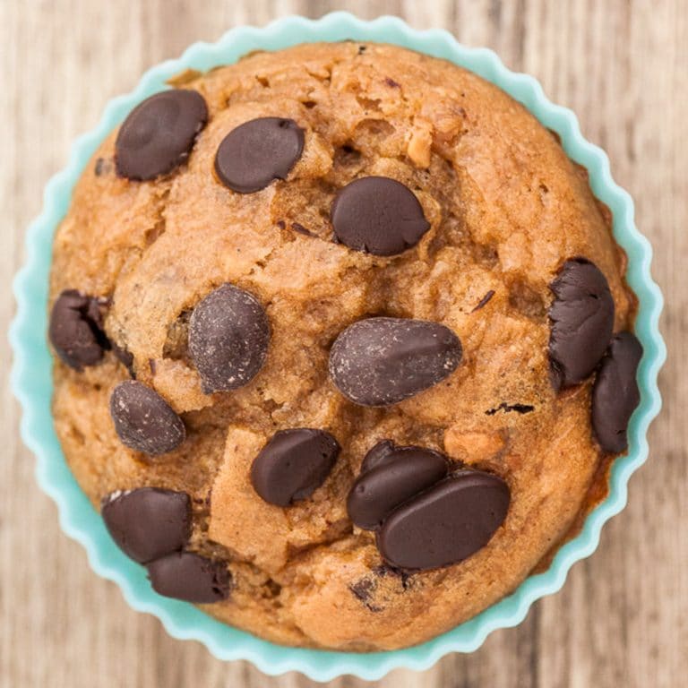 Healthy Banana Chocolate Muffins