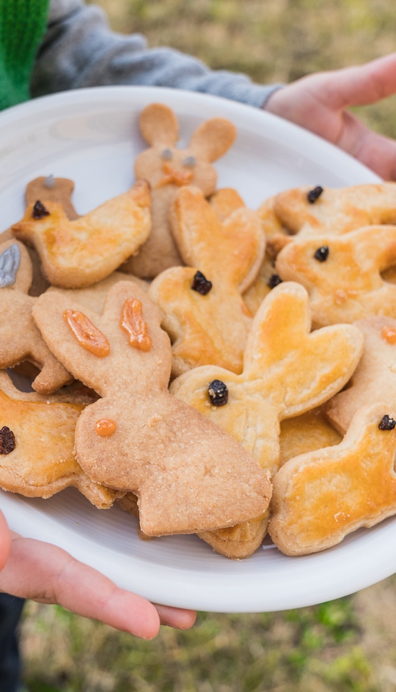 baking-easter-bunny-with-kids