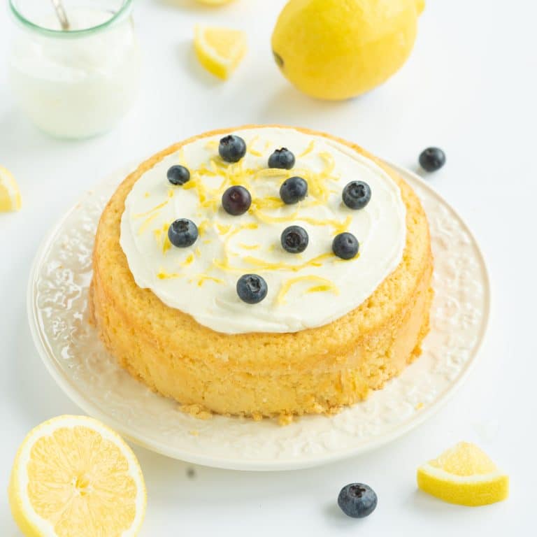 Lemon Coconut Yogurt Cake