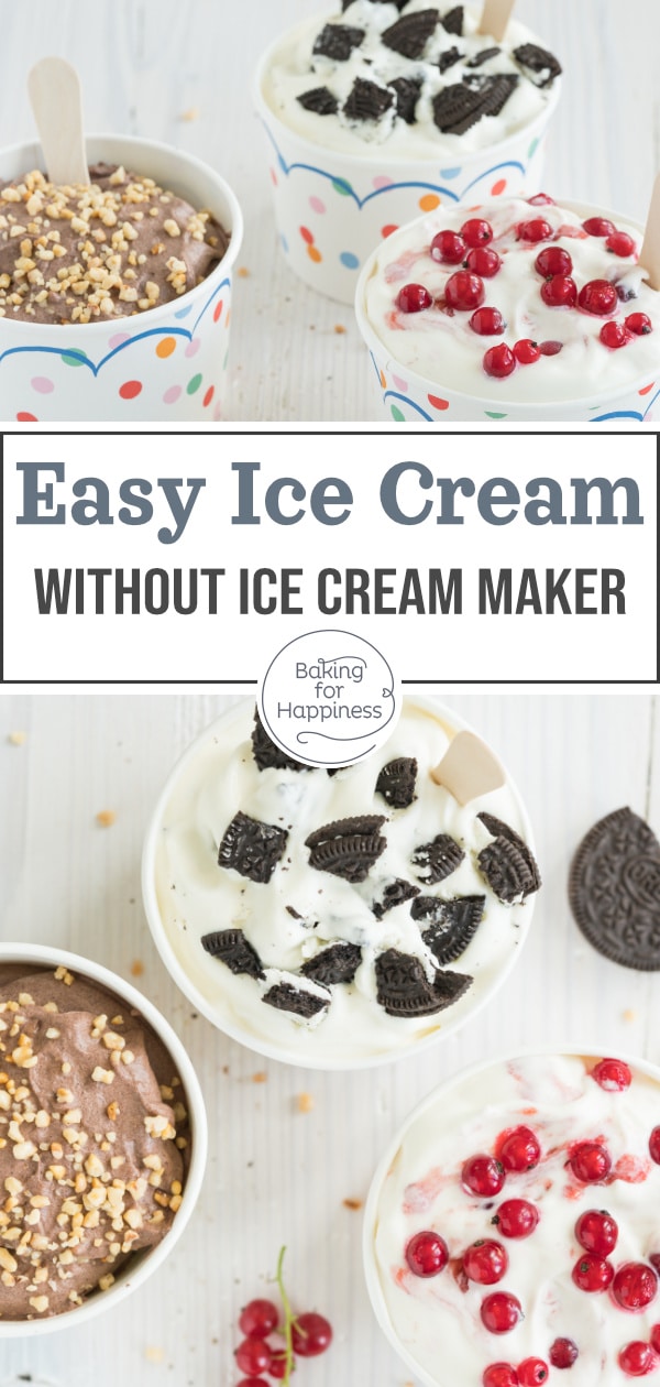 Ingenious recipe for easy 2-ingredient ice cream that is guaranteed to succeed. Super fast and no ice cream maker needed!