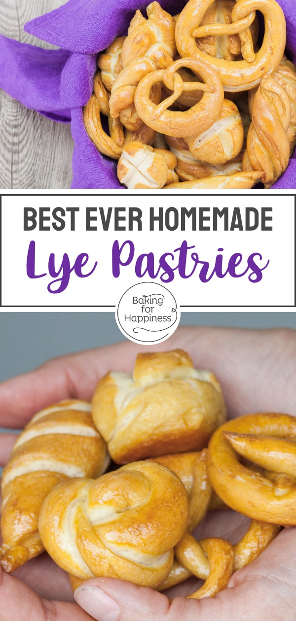 Making homemade pretzels and lye pastries is not difficult at all. This easy recipe is sure to succeed - I promise!