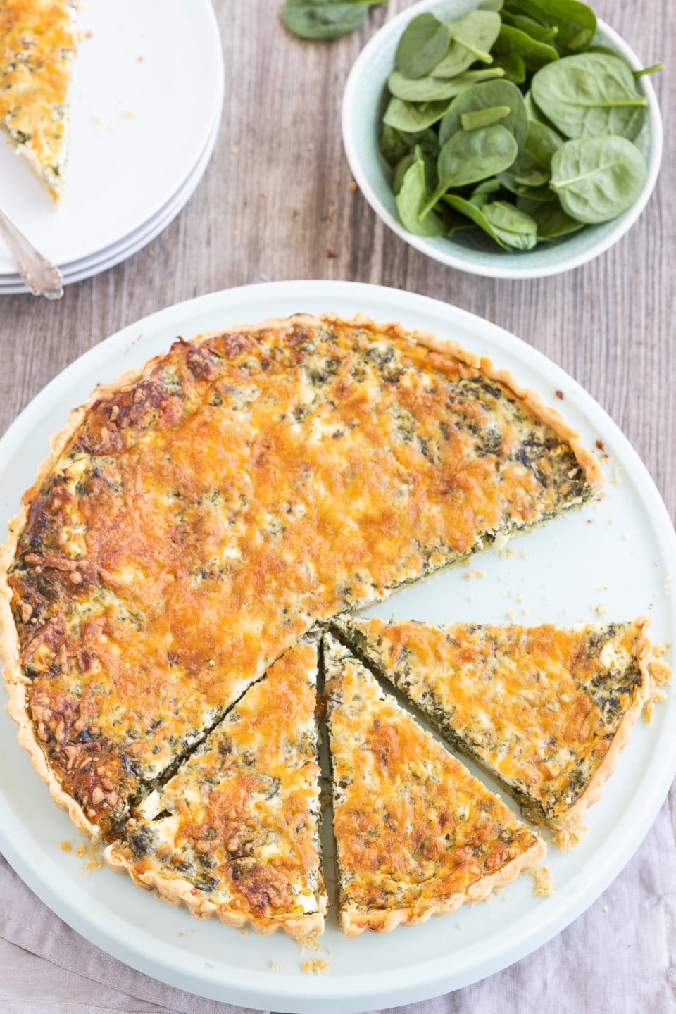 quiche-with-feta-cheese