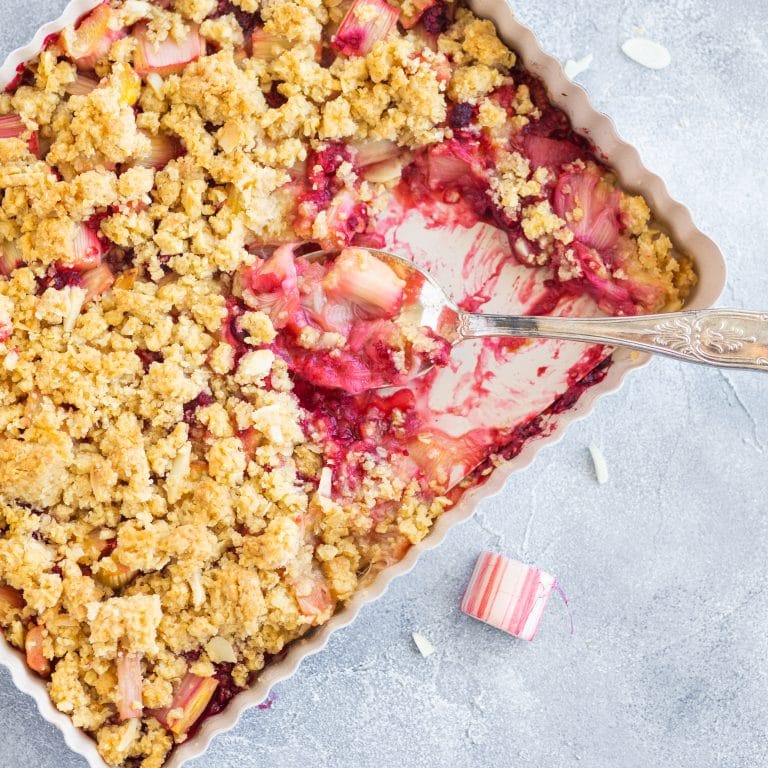 Rhubarb Crumble