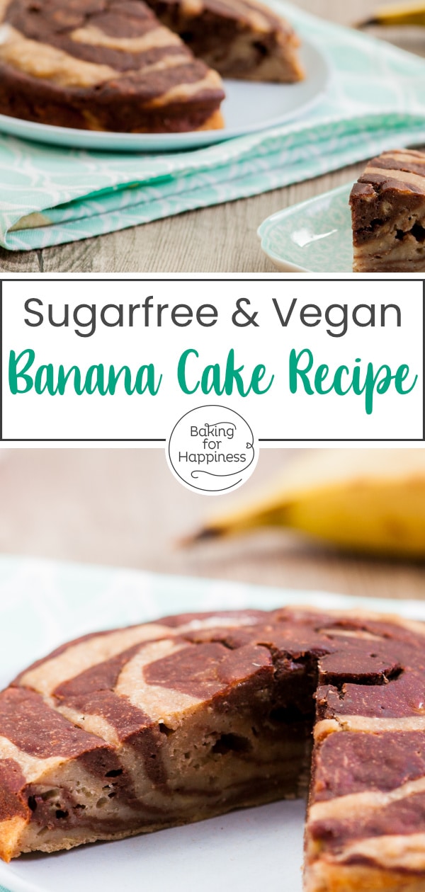 A delicious, sugar-free and vegan banana cake. A perfect recipe for babies, children, and allergy sufferers. 