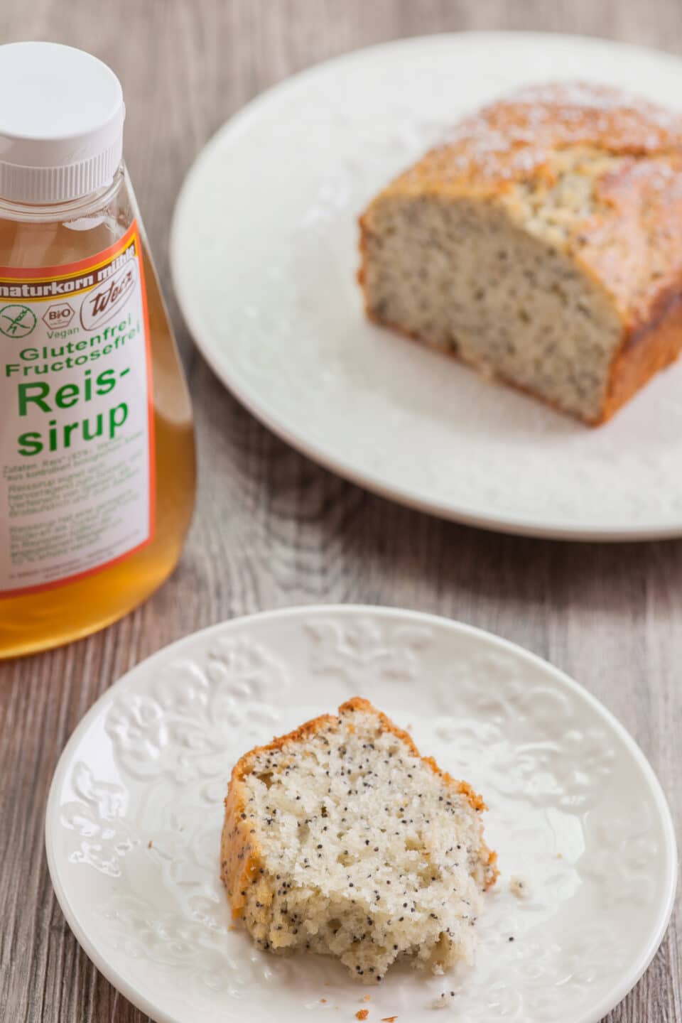 Cake with Coconut Oil and Rice Syrup