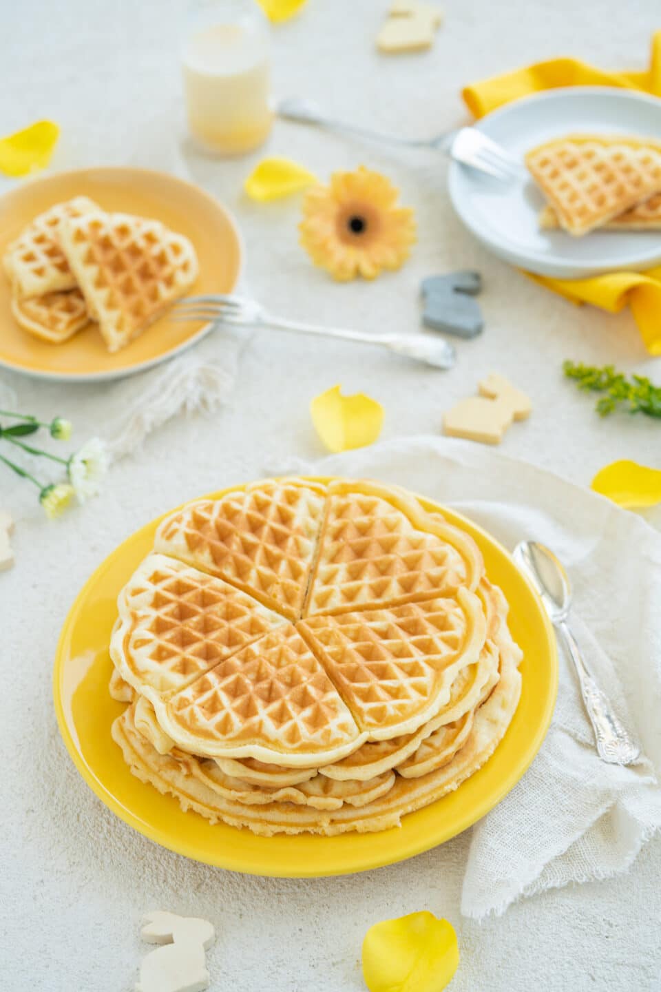 Fluffy Recipe for Easter Waffles