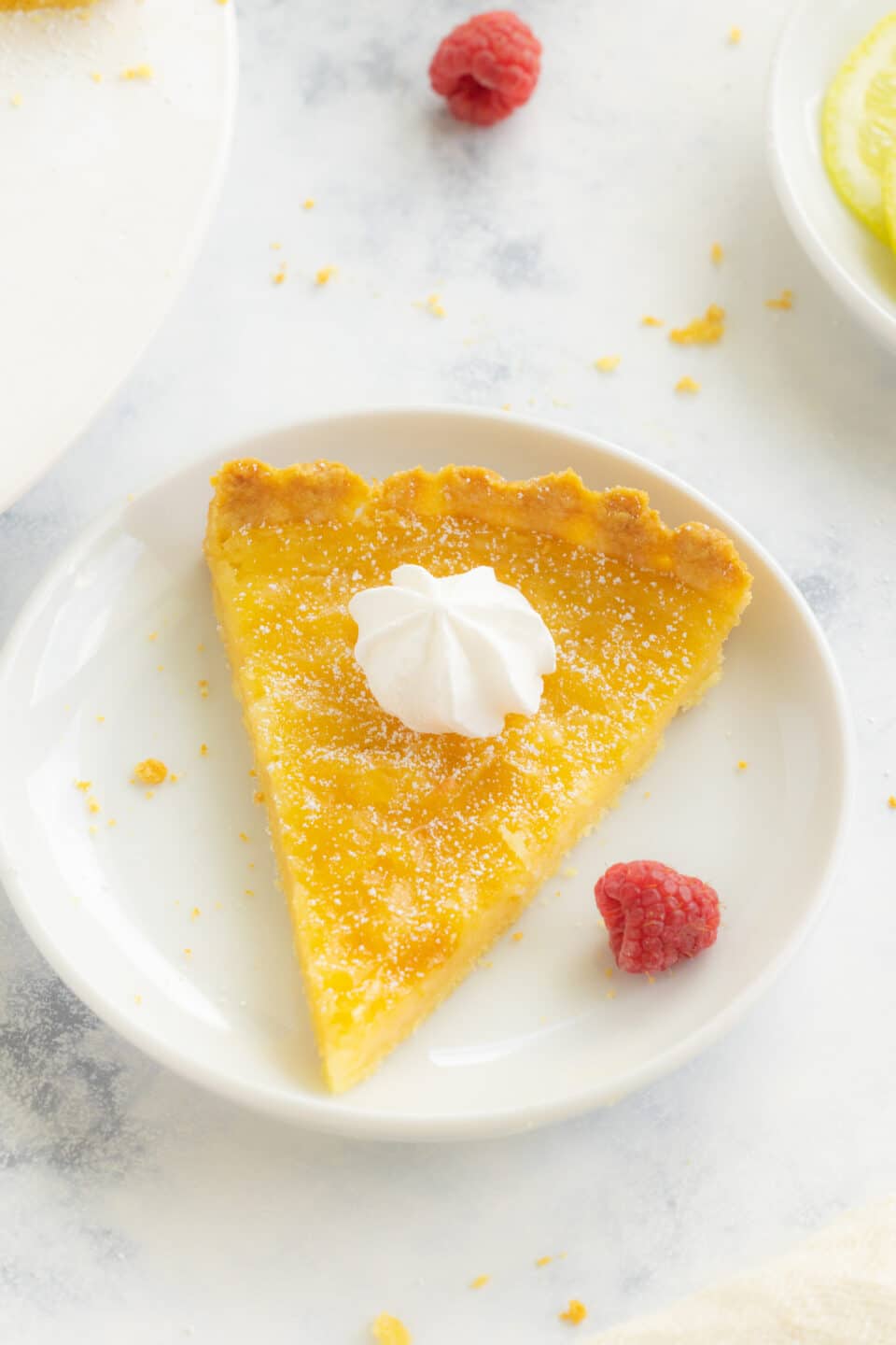French Recipe with Shortcrust Pastry and Fruity Cream