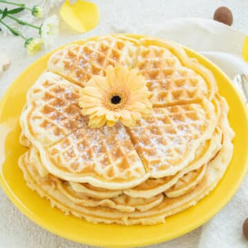 The Best Eggnog Waffles Recipe