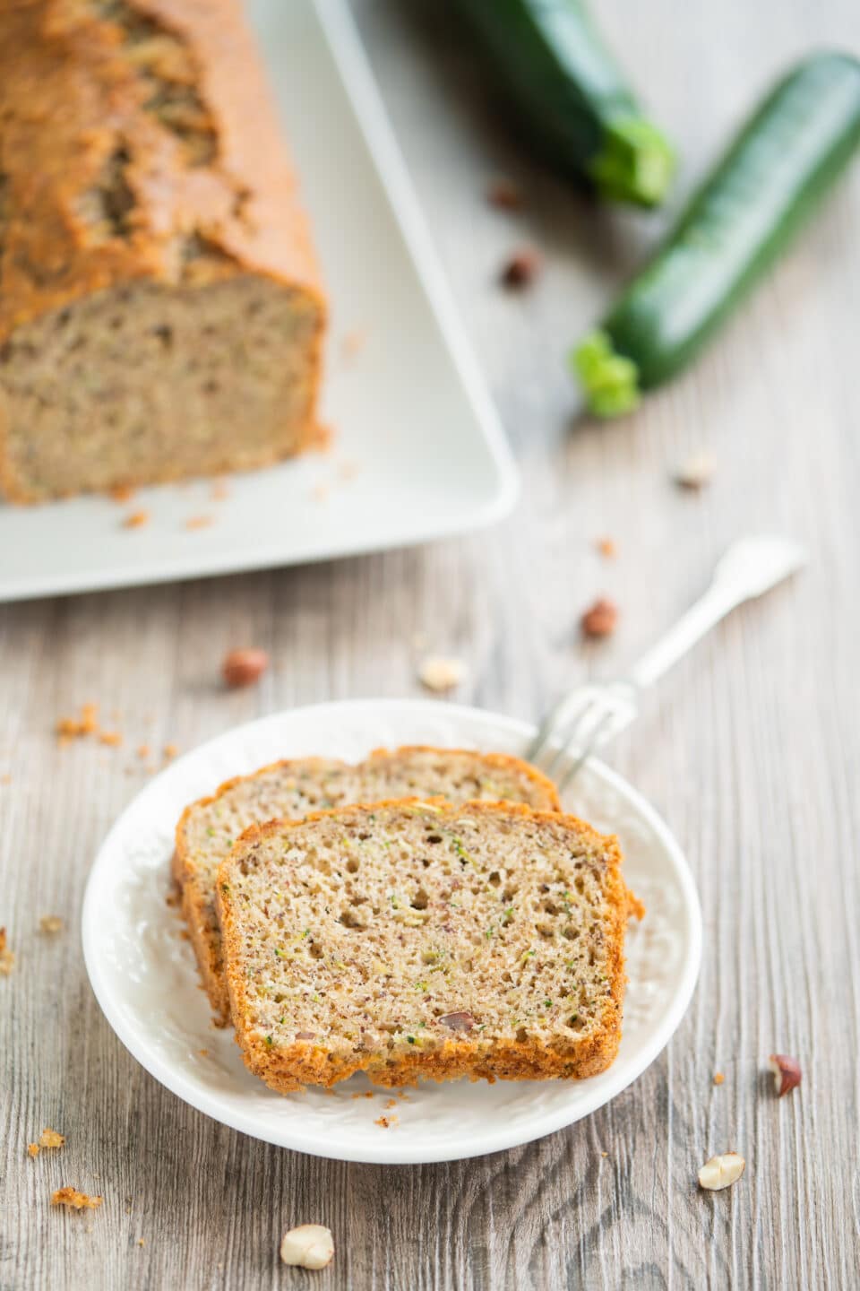 Moist Cake Batter with Zucchini