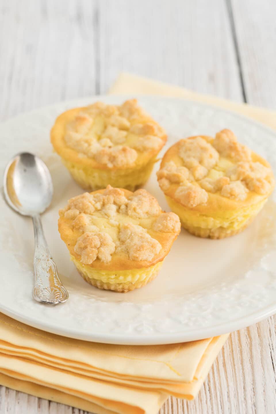cheesecake muffins with tangerines