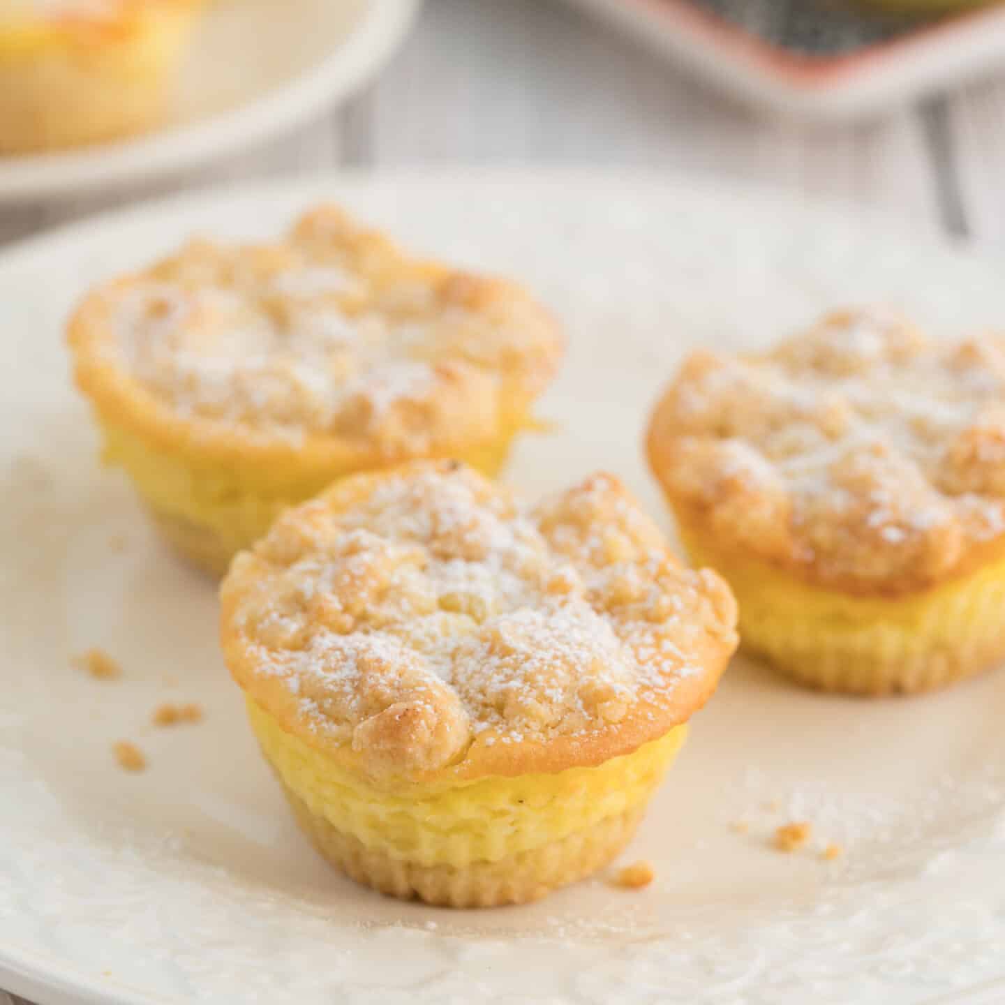 variable cheesecake muffins