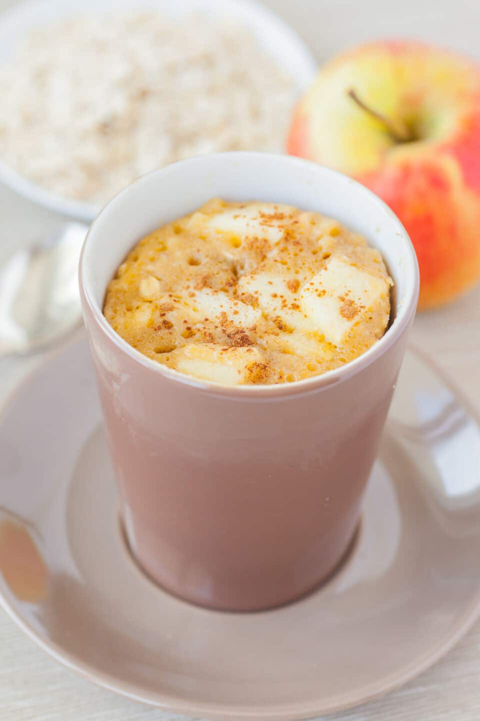 Mug Cake Recipe with Apples