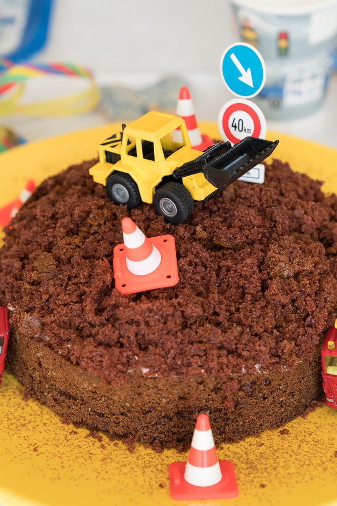 Construction Site Cake