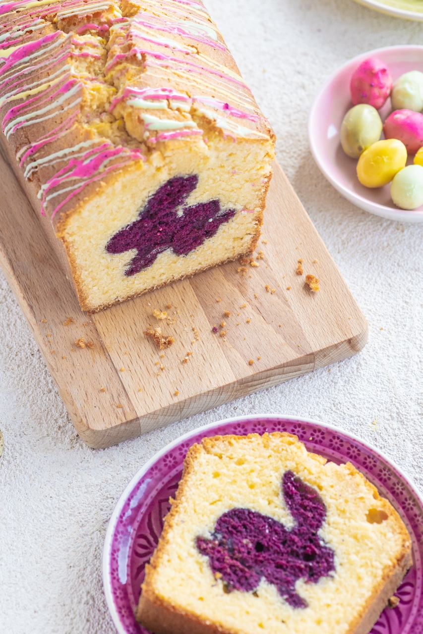 hidden easter bunny cake