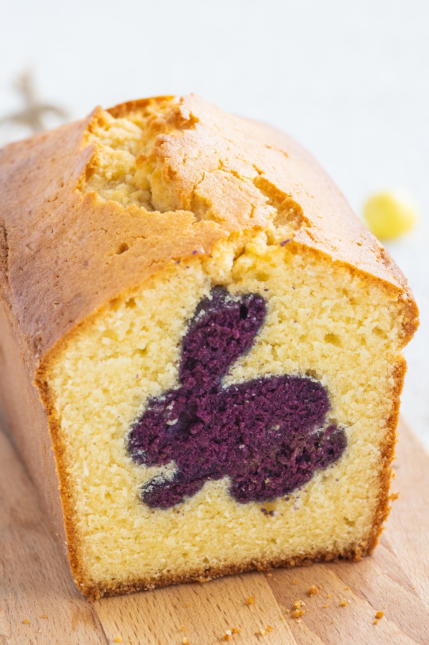 easter cake with hidden motif