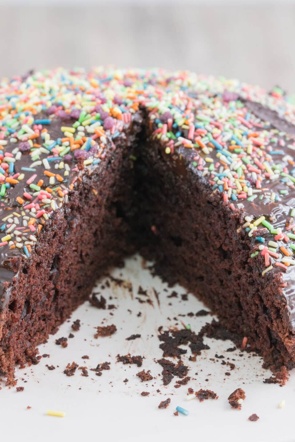 wacky cake without eggs and milk