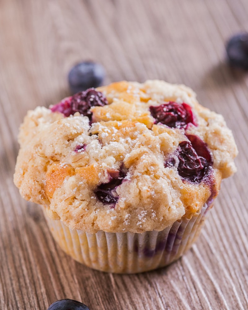 muffins with blueberries