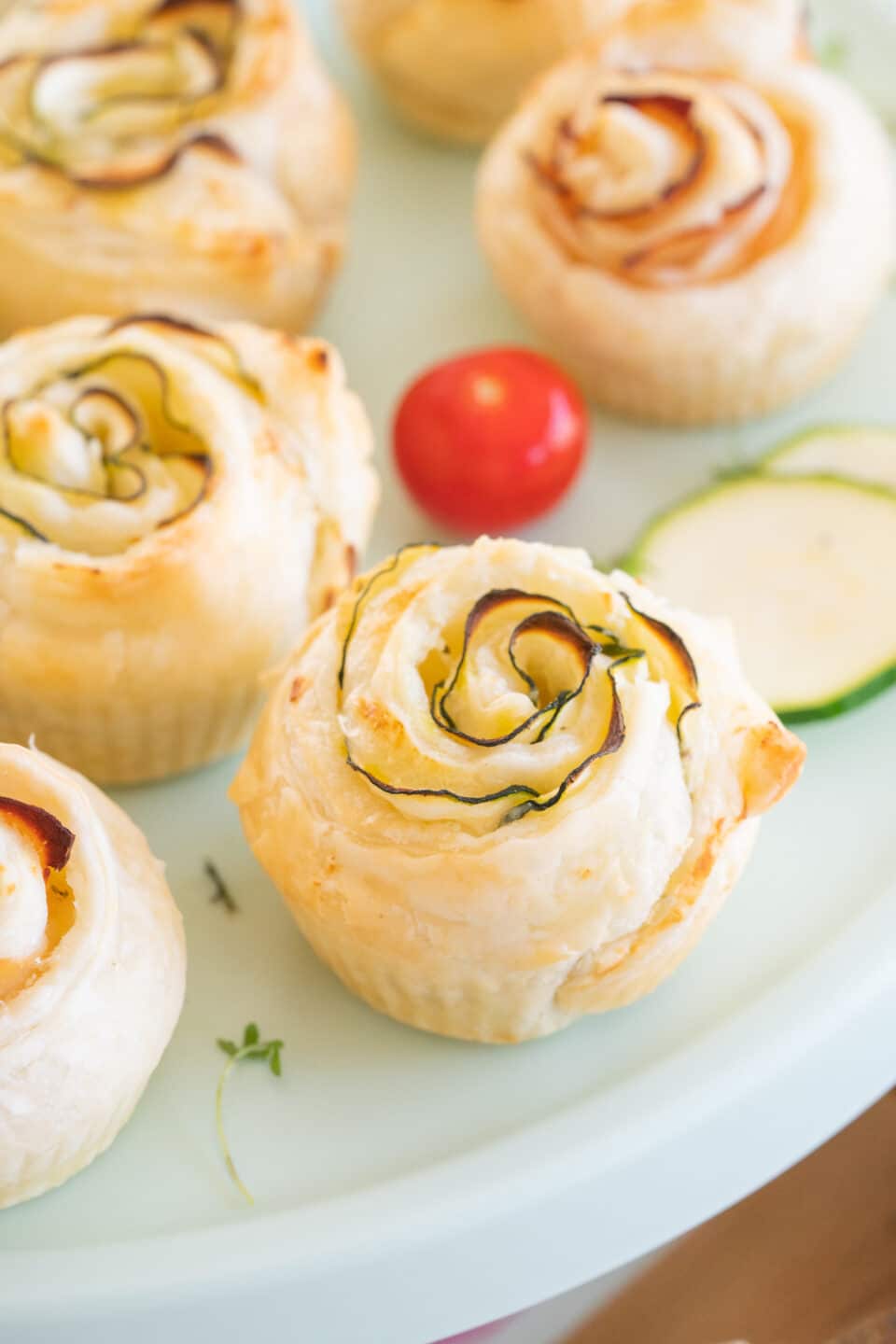 puff pastry roses