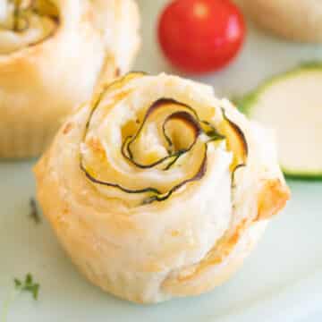 savory puf pastry roses