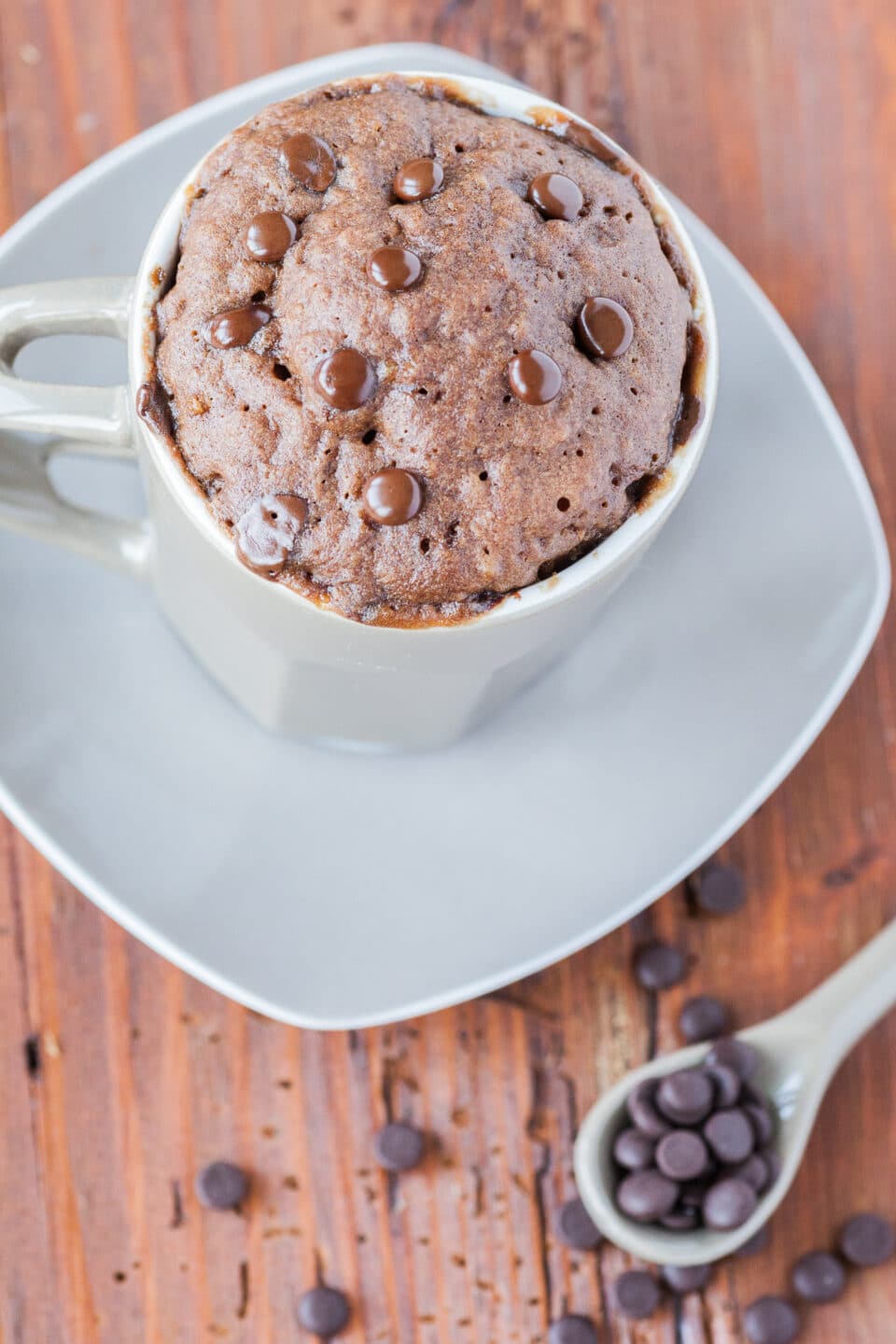 microvawed chocolate cake