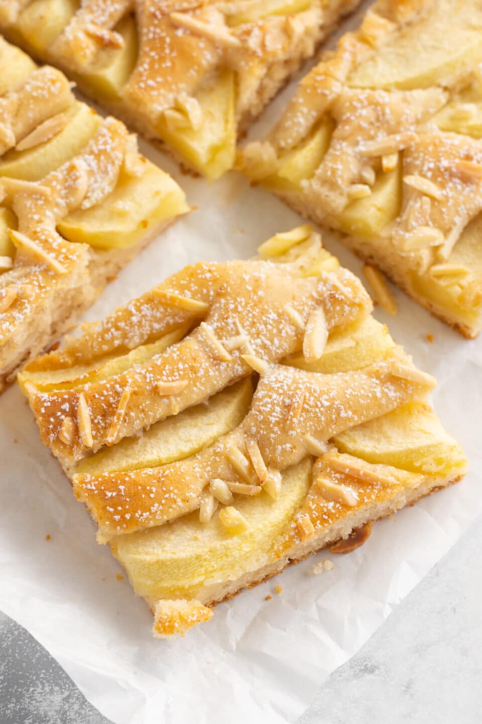 apple sheet cake without animal ingredients