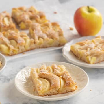 vegan apple pie sheet cake