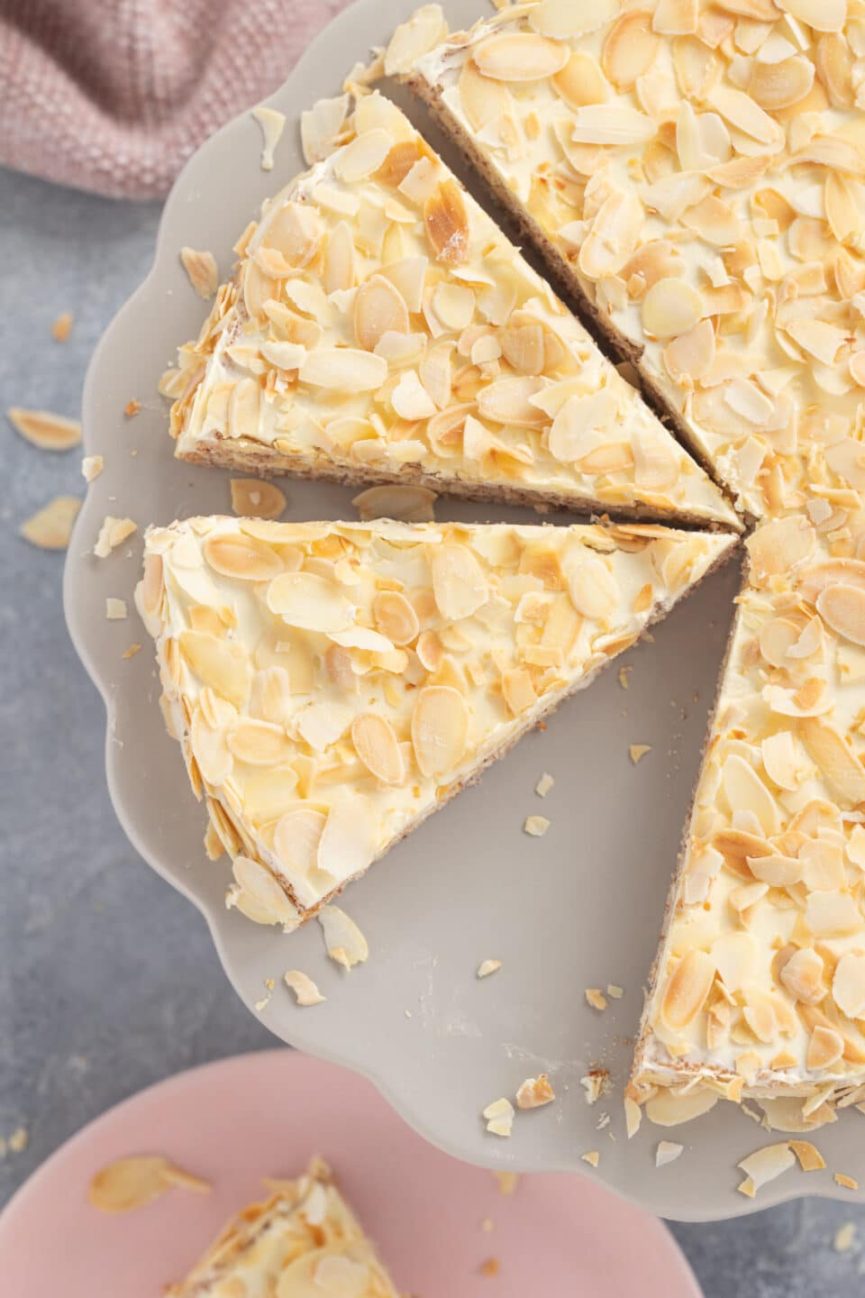 Swedish Almond Cake - The Itsy-Bitsy Kitchen