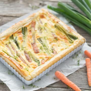 puff pastry quiche