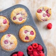 Moist & Quick Raspberry Muffins