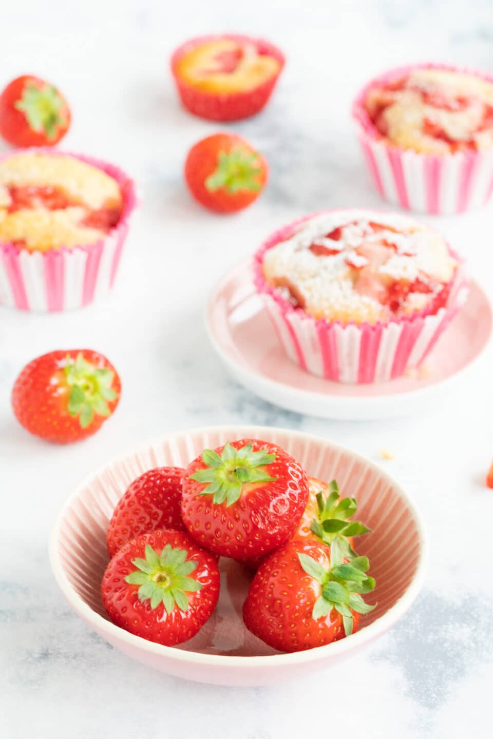 fruity muffins with white chocolate