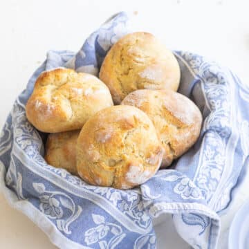 deliciously fluffy and crispy potato buns